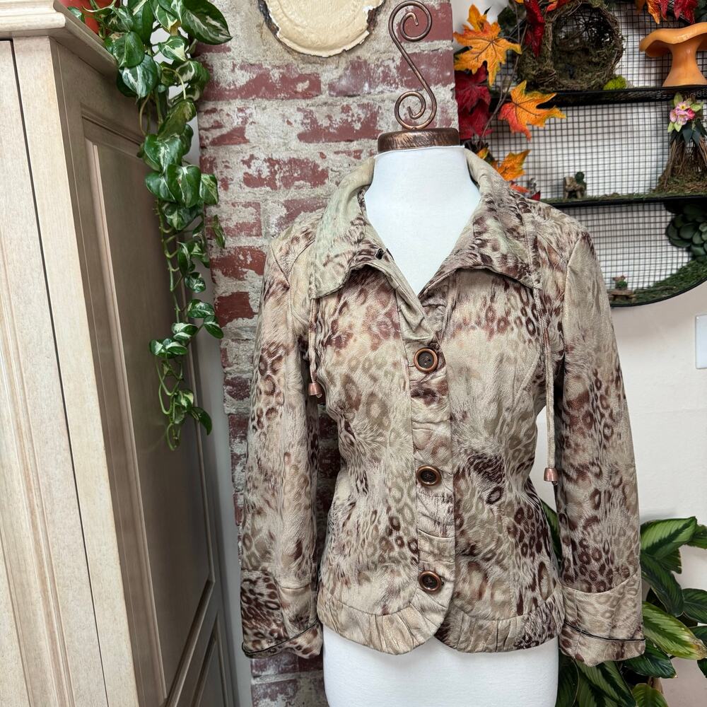 Vintage 90s Berek Animal Print Jacket